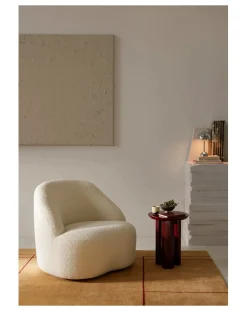 & Tradition Tables, Bureaux-Tung JA3 Side Table Rouge foncé