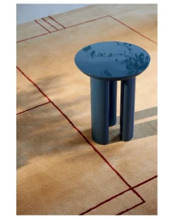 & Tradition Tables, Bureaux-Tung JA3 Side Table Bleu Acier