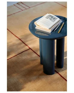 & Tradition Tables, Bureaux-Tung JA3 Side Table Bleu Acier