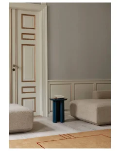 & Tradition Tables, Bureaux-Tung JA3 Side Table Bleu Acier