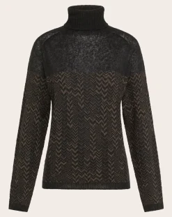 Momoni Pulls, Gilets-Twain Alpaca Sweater Marron