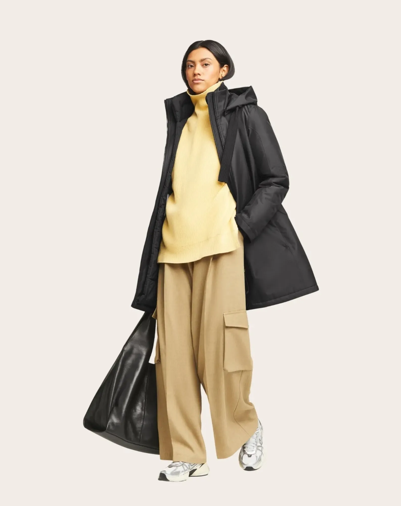 g-lab Vestes, Manteaux-Tyra parka Noir