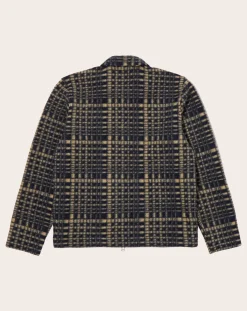 Universal Works Vestes, Manteaux-Uniform Zip Jacket Bleu marine