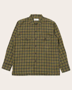 Universal Works Chemises-Utility shirt Marron
