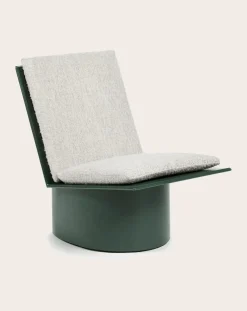 Serax Fauteuils, Canapés-Valerie Easy Chair in Lacquered Steel Vert