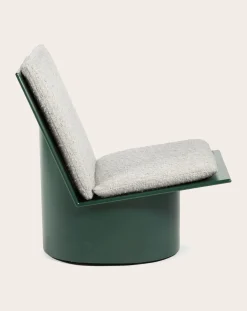Serax Fauteuils, Canapés-Valerie Easy Chair in Lacquered Steel Vert