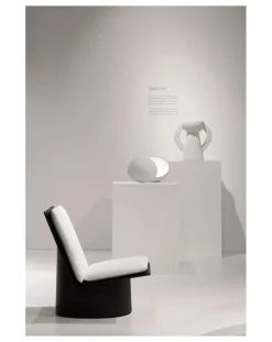 Serax Fauteuils, Canapés-Valerie Easy Chair in Lacquered Steel Noir