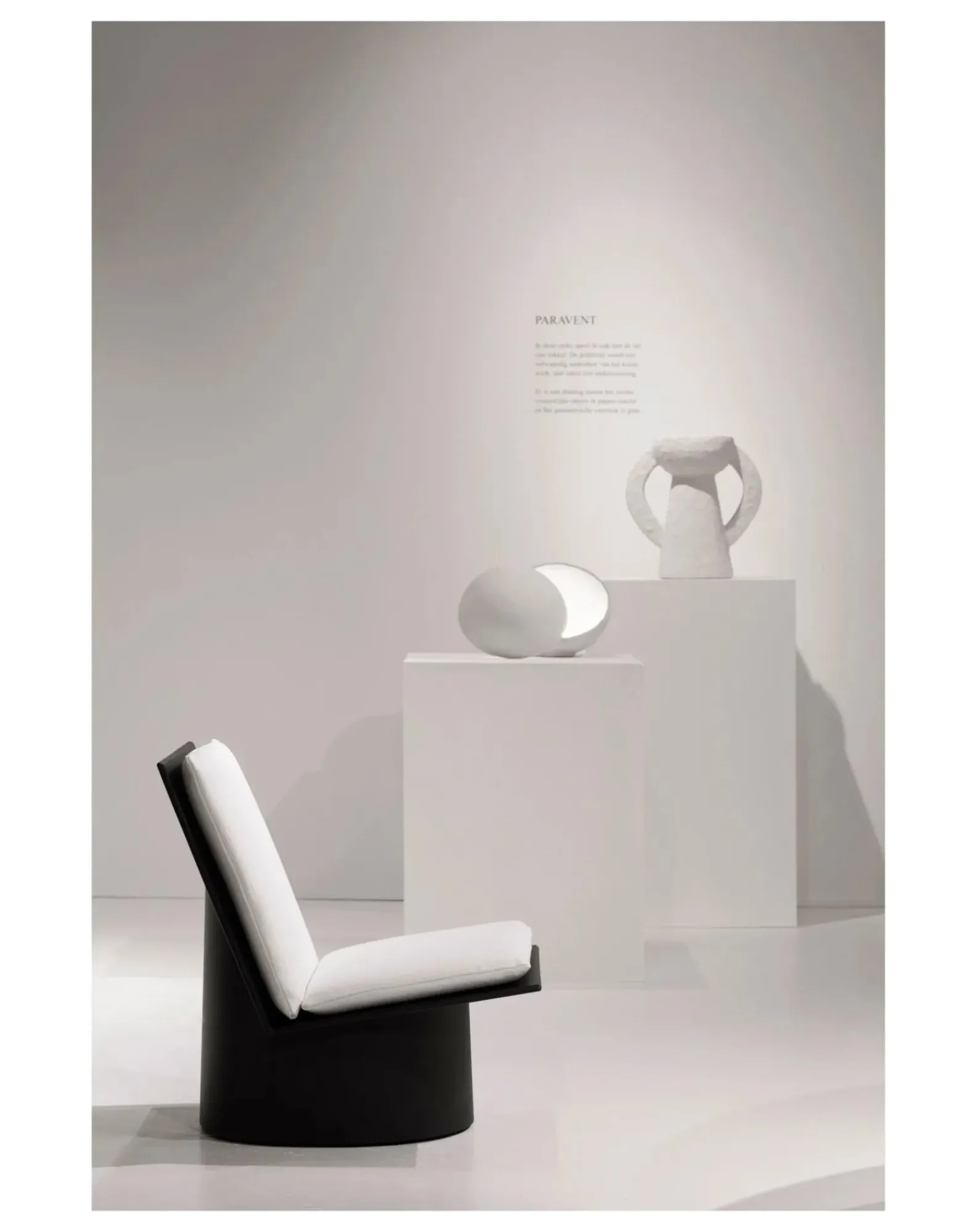Serax Fauteuils, Canapés-Valerie Easy Chair in Lacquered Steel Noir