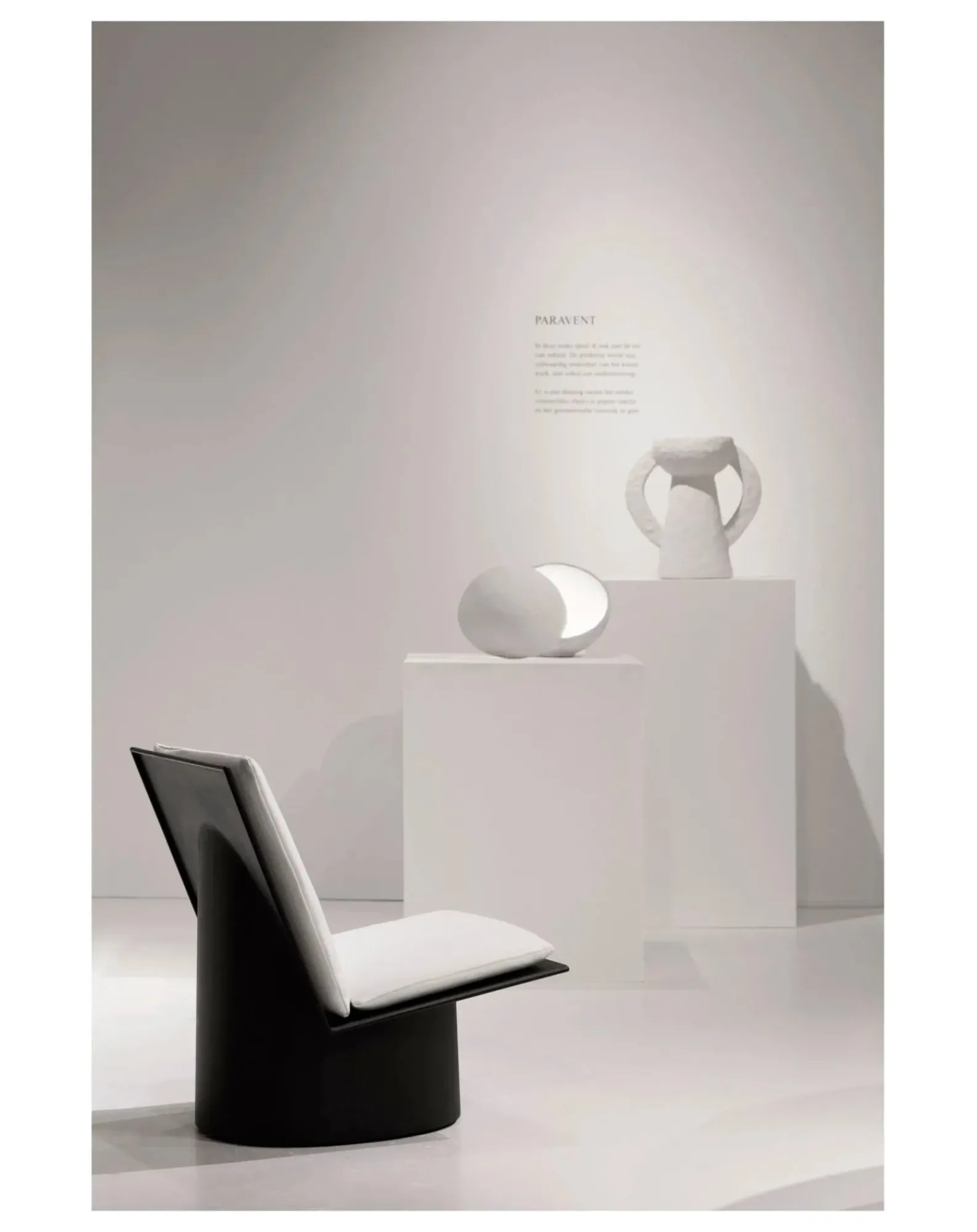 Serax Fauteuils, Canapés-Valerie Easy Chair in Lacquered Steel Noir