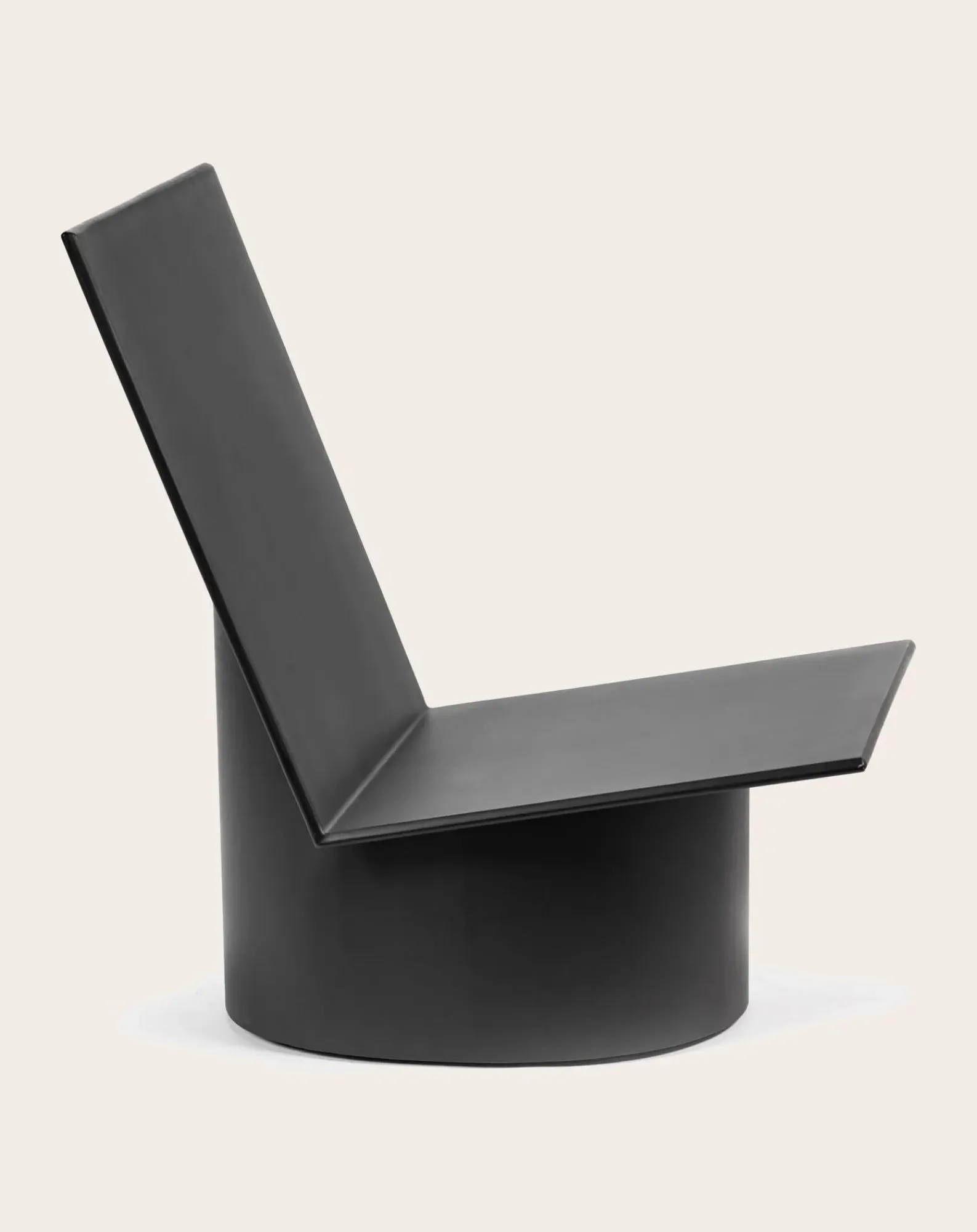 Serax Fauteuils, Canapés-Valerie Easy Chair in Lacquered Steel Noir
