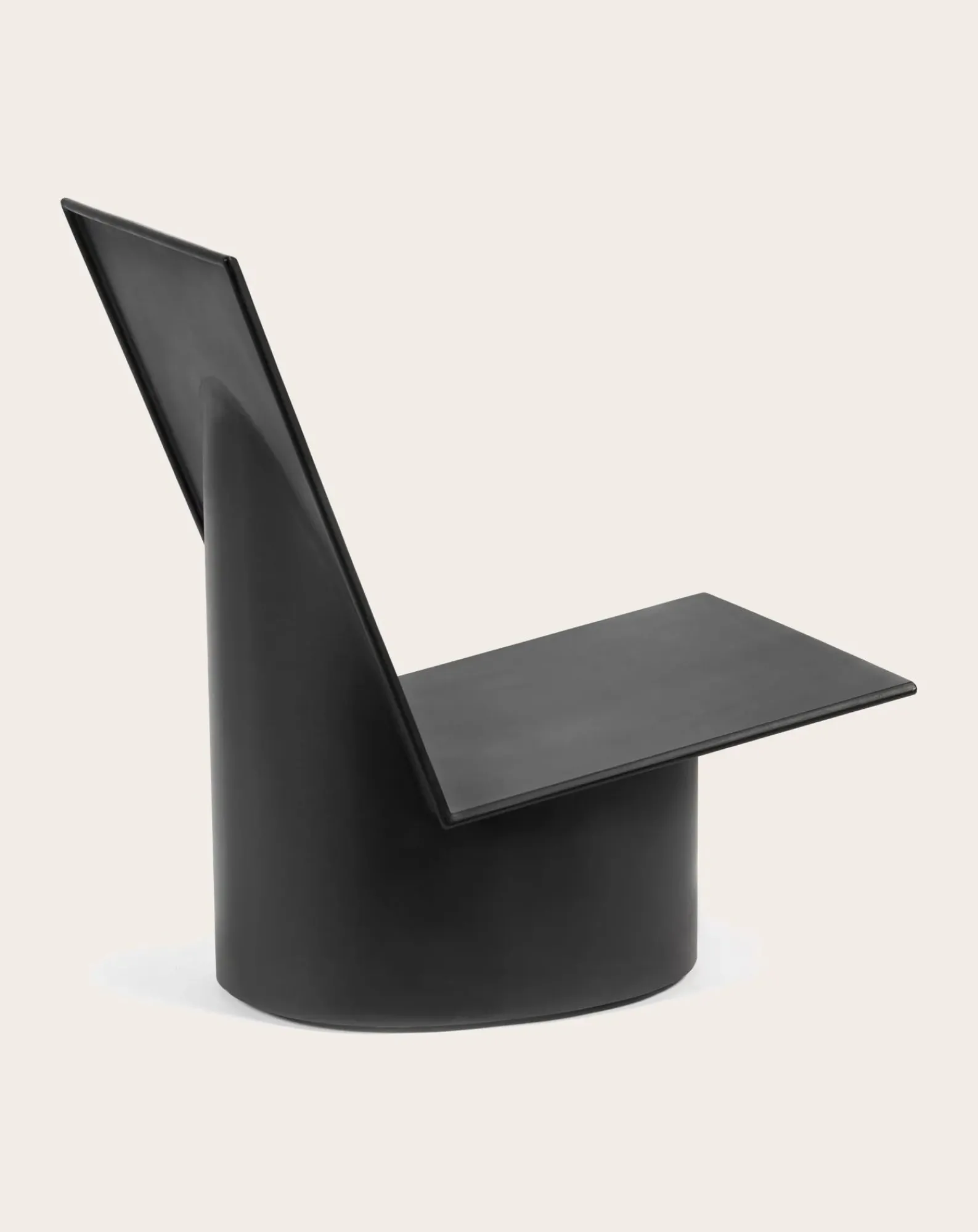 Serax Fauteuils, Canapés-Valerie Easy Chair in Lacquered Steel Noir