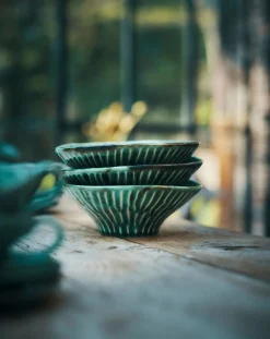 Serax Vaisselle-Verde Lanza bowls, Pascale Naessens - Set of 2 Vert
