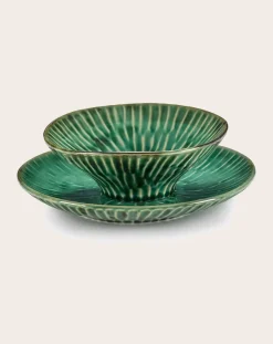 Serax Vaisselle-Verde Lanza bowls, Pascale Naessens - Set of 2 Vert