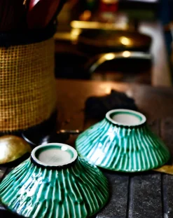 Serax Vaisselle-Verde Lanza bowls, Pascale Naessens - Set of 2 Vert