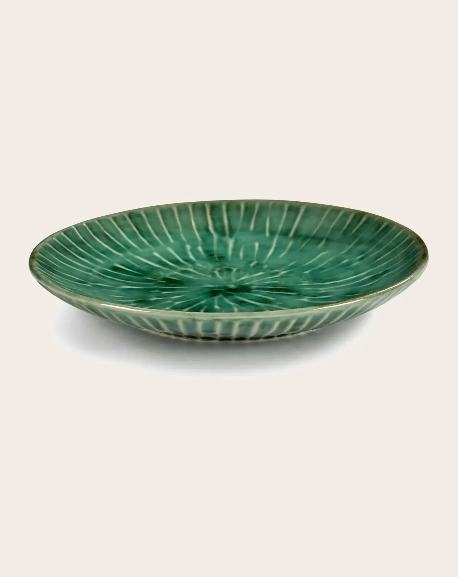 Serax Vaisselle-Verde Lanza plates, Pascale Naessens - Set of 2 Vert