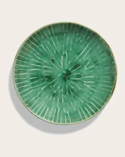 Serax Vaisselle-Verde Lanza plates, Pascale Naessens - Set of 2 Vert