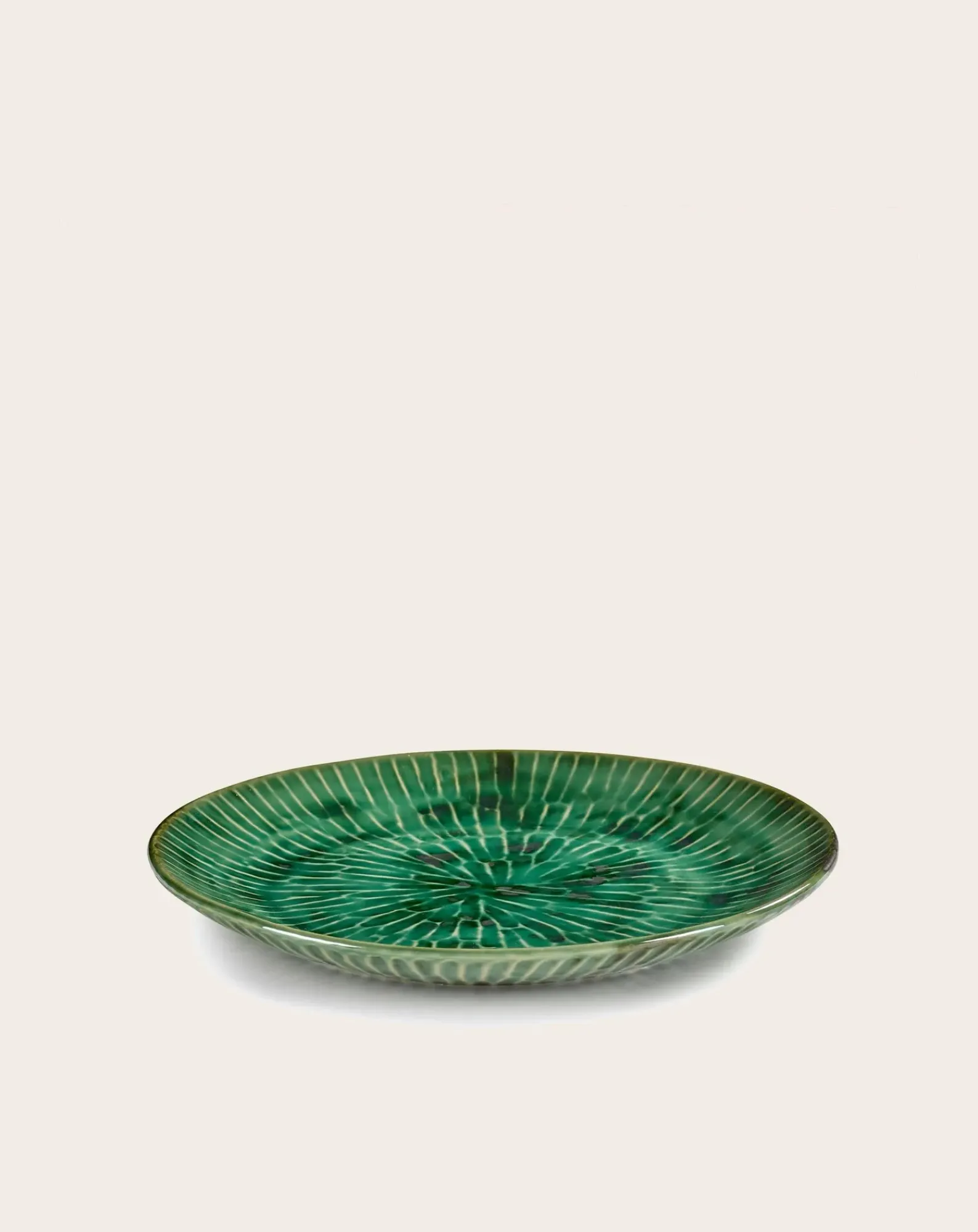 Serax Vaisselle-Verde Lanza plates, Pascale Naessens - Set of 2 Vert