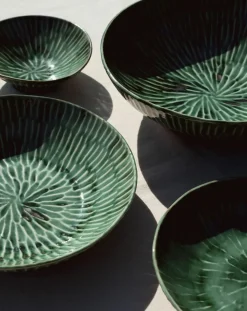 Serax Vaisselle-Verde Lanza salad bowl, Pascale Naessens Vert