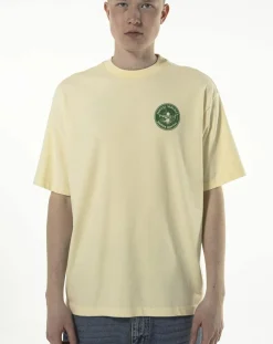 Goodies Sportive Tee-Shirts, Polos-Vintage Postal Service T-shirt in Organic Cotton Jaune pâle
