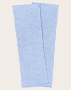 SMALLABLE BASICS Bonnets, Cagoules, Gants-Virgin wool cuff Bleu ciel