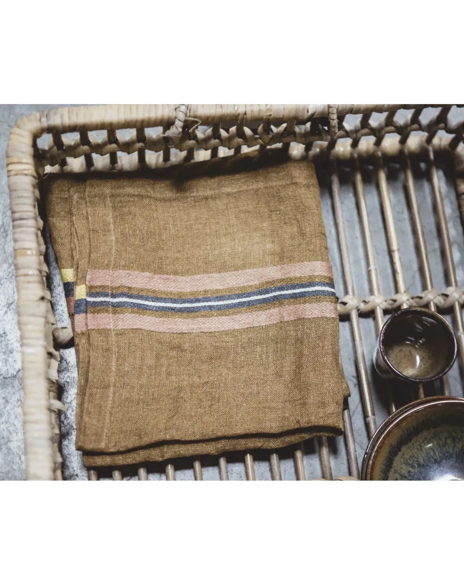 Libeco Linge De Table|Linge De Table, Sets De Table-Virginia Serviette Noisette