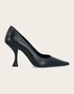 BY FAR Sandales, Escarpins-Viva Textured Leather pumps Noir
