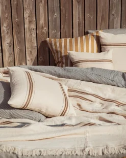 Libeco Coussins|Coussins-Vourkari cushion cover Ecru