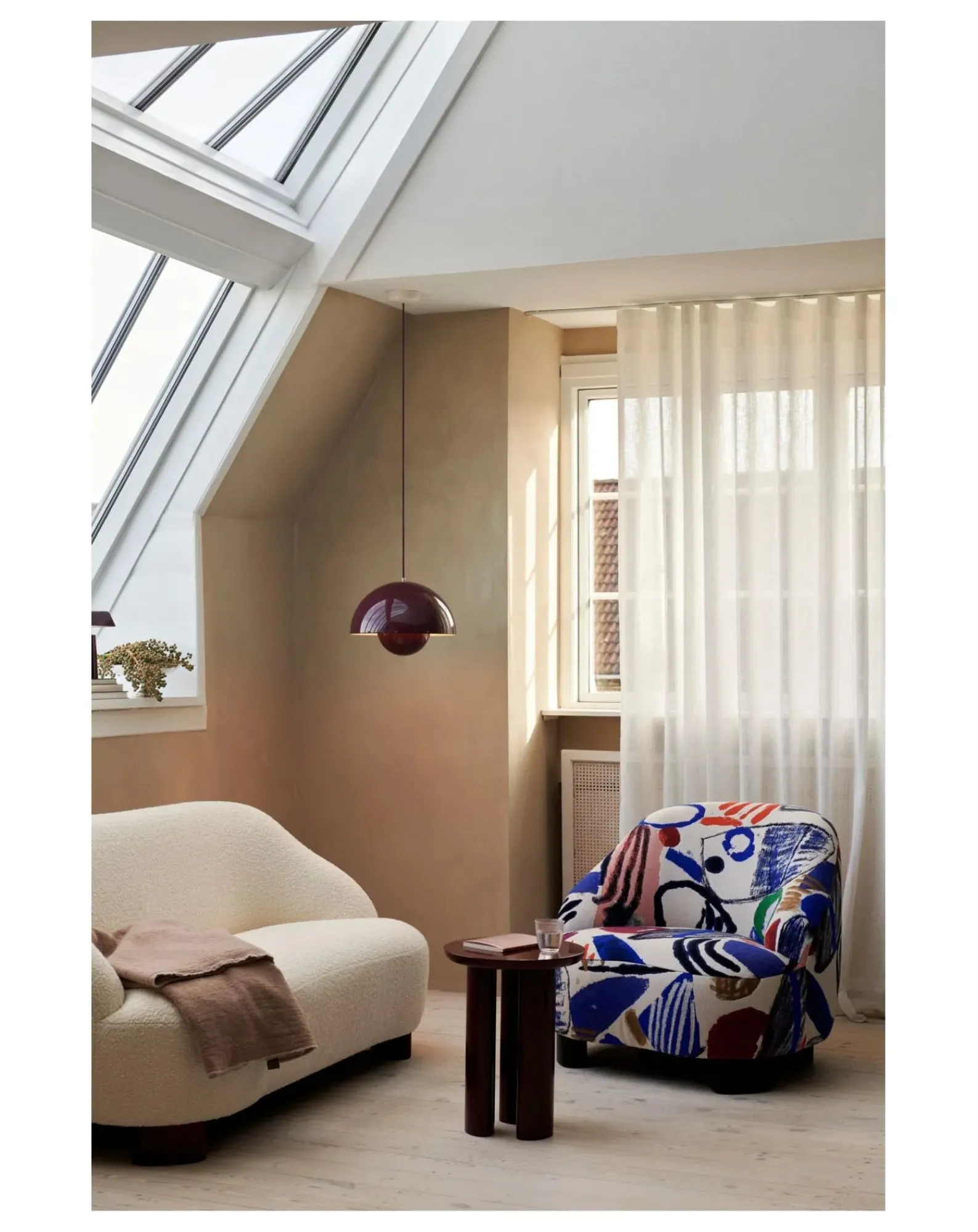 & Tradition Suspensions-VP7 Flowerpot Pendant Light - Verner Panton Prune