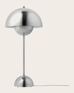 & Tradition Lampes À Poser-VP3 Flowerpot Table Lamp - Verner Panton, 1969 Chromé