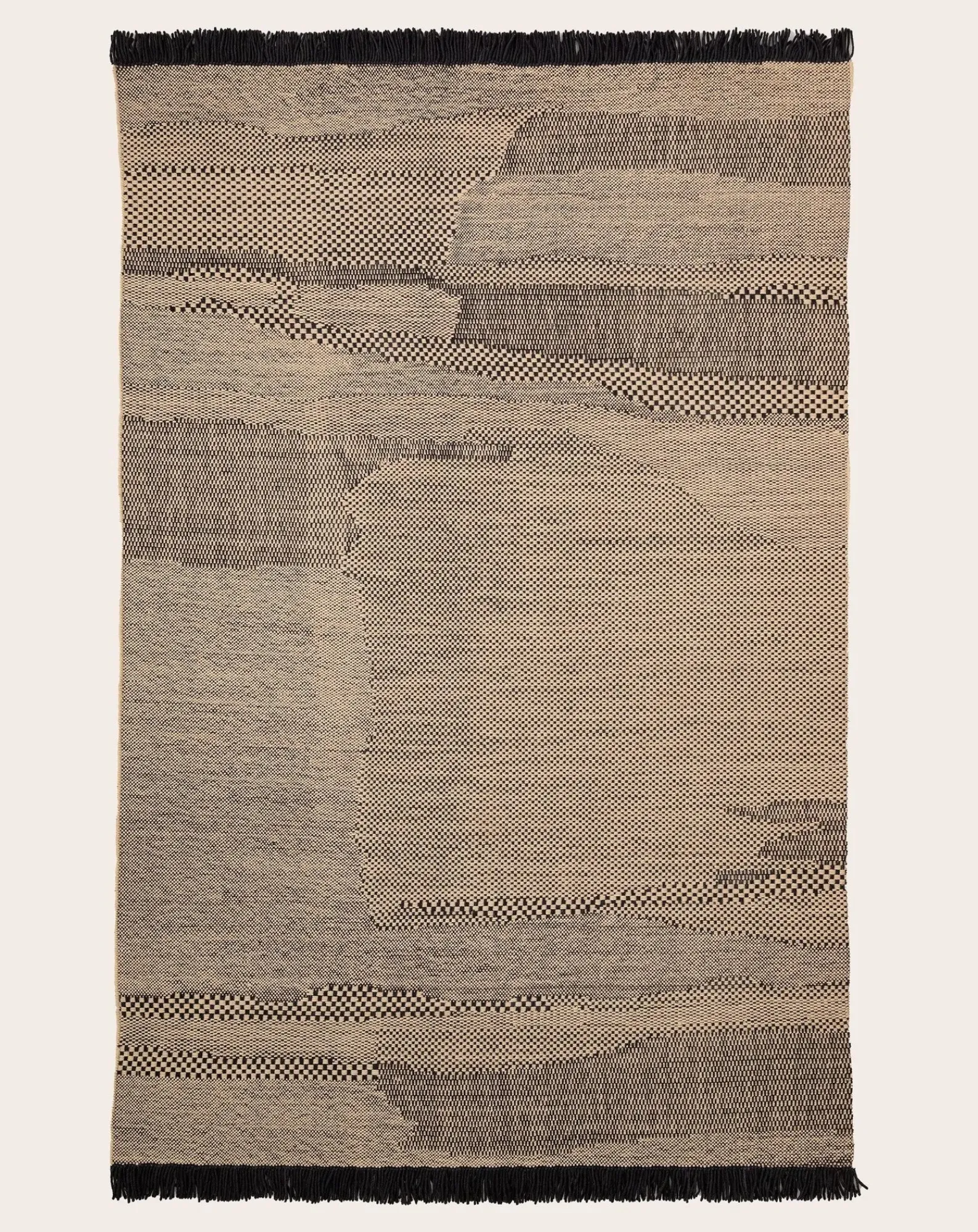 Nanimarquina Tapis-Wasabi wool carpet Gris