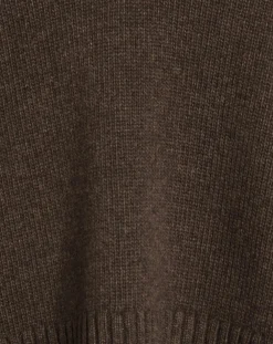 BELLEPIECE Pulls, Gilets-Watson Merino Wool Sweater Marron