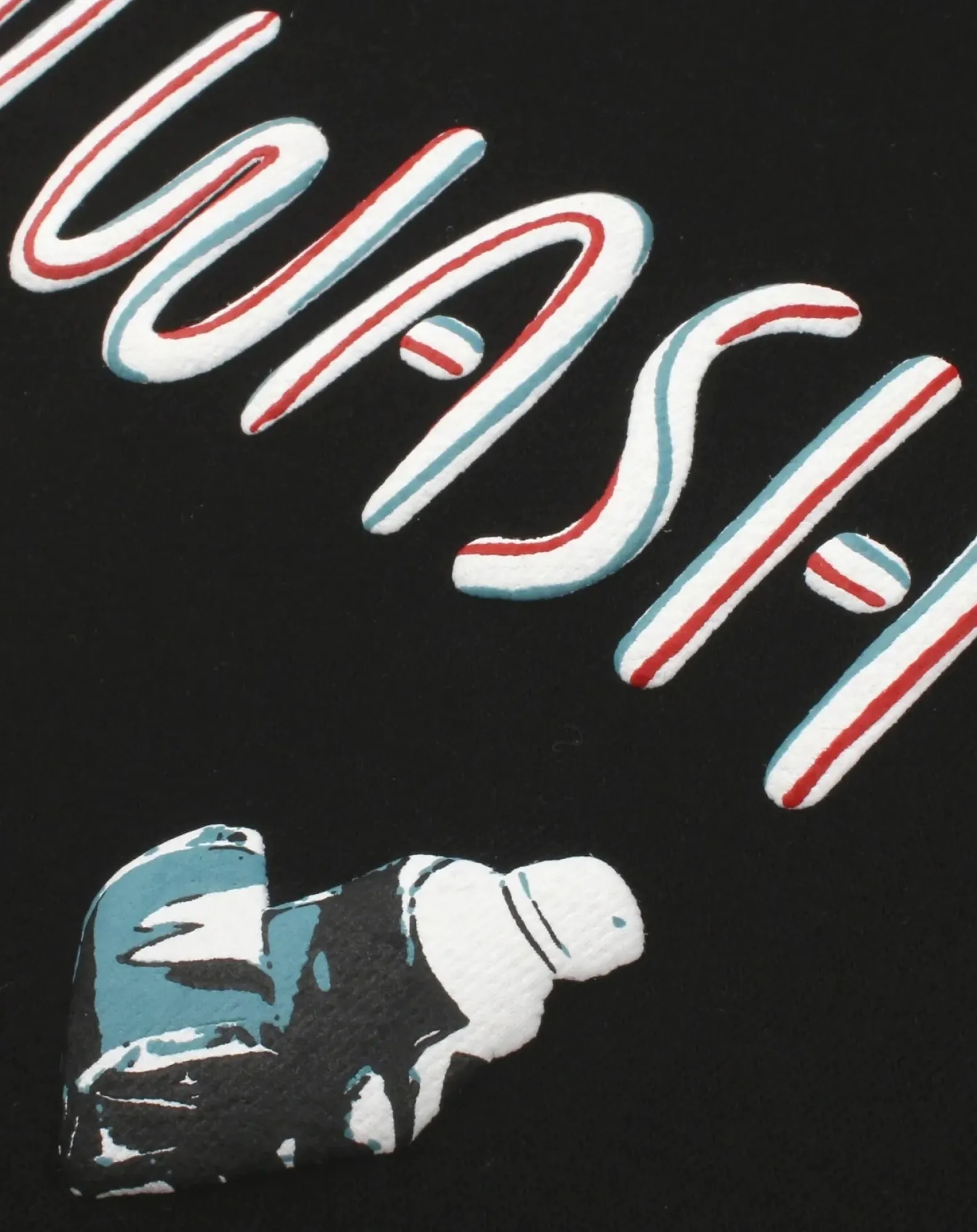 TEE LIBRARY Sweats-What Life is-Brain Wash cotton hoodie Noir