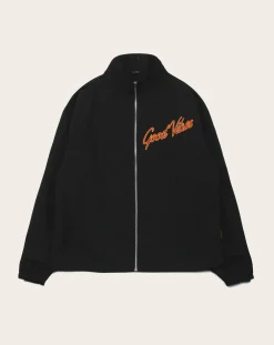 TEE LIBRARY Tee-Shirts, Polos-What Life is-Good Vibes Nylon Jacket Noir