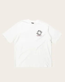 Goodies Sportive Tee-Shirts, Polos-White Carp T-shirt in organic cotton Blanc