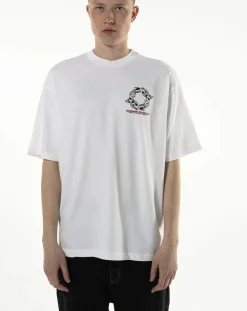 Goodies Sportive Tee-Shirts, Polos-White Carp T-shirt in organic cotton Blanc