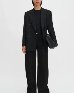 Filippa K Pantalons, Jeans-Wide Leg cotton jeans Noir