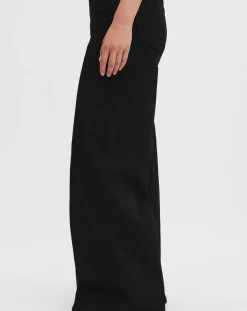 Filippa K Pantalons, Jeans-Wide Leg cotton jeans Noir