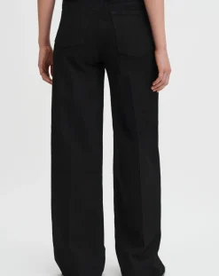 Filippa K Pantalons, Jeans-Wide Leg cotton jeans Noir