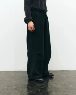 YDOT Pantalons, Jeans-Wide-leg pants Noir