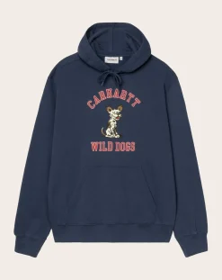 Carhartt WIP Sweats-Wild Dog hoodie Bleu foncé