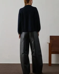 Soeur Pulls, Gilets-Will Merino Wool Sweater Bleu marine