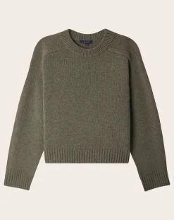 Soeur Pulls, Gilets-Will Merino Wool Sweater Gris chiné
