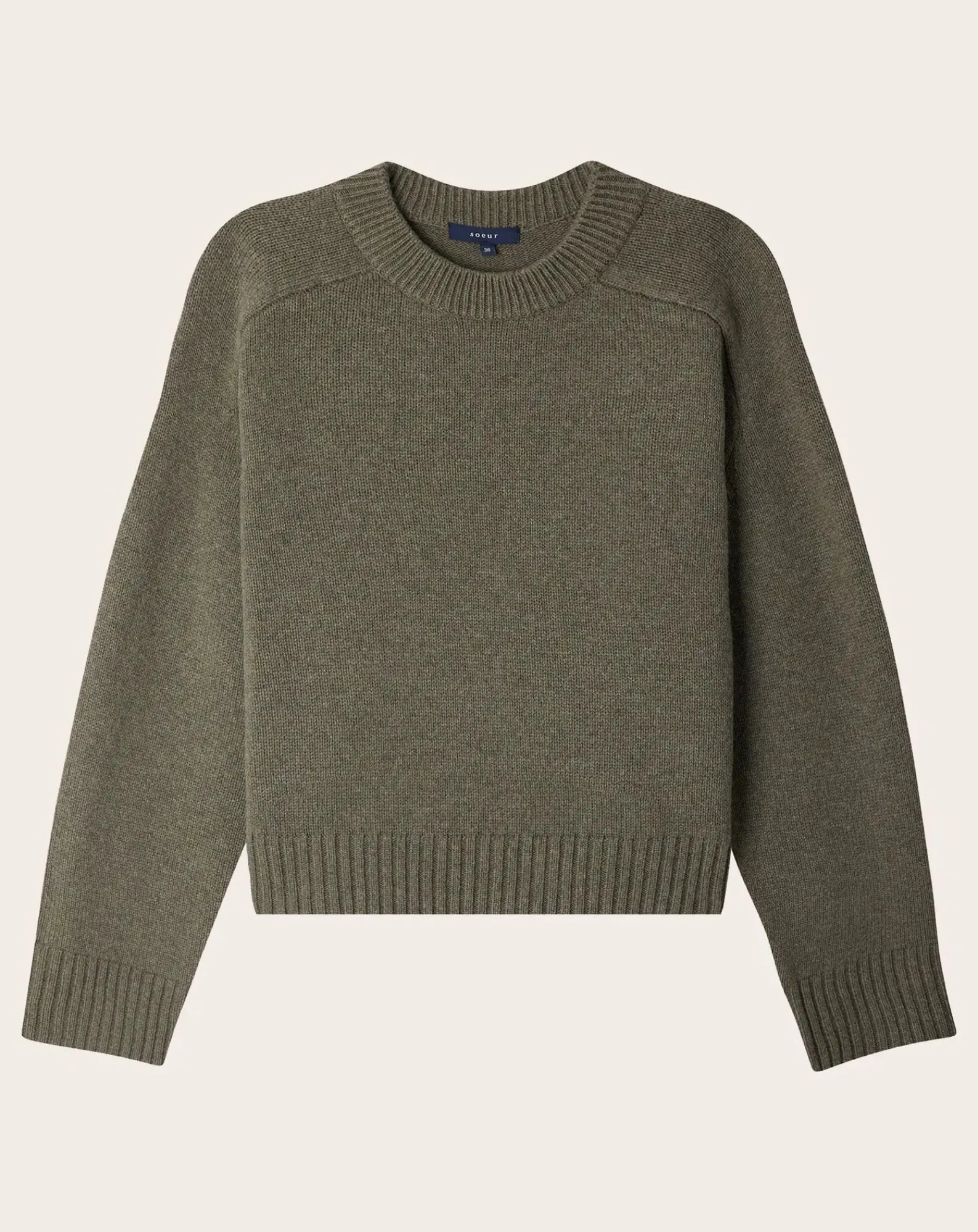 Soeur Pulls, Gilets-Will Merino Wool Sweater Gris chiné
