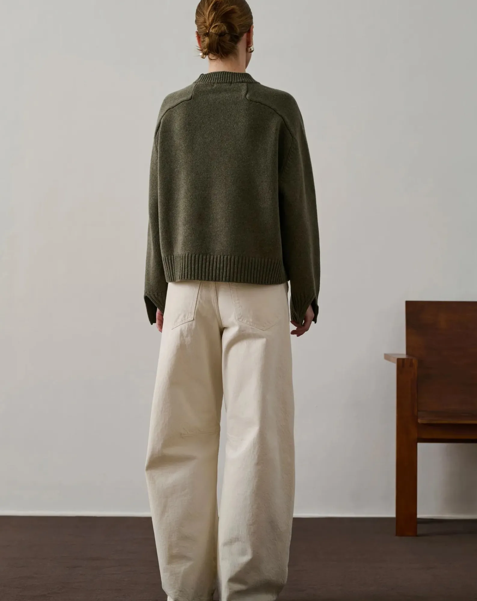 Soeur Pulls, Gilets-Will Merino Wool Sweater Gris chiné
