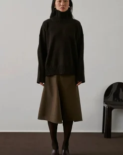 Soeur Pulls, Gilets-William Merino Wool Sweater Chocolat