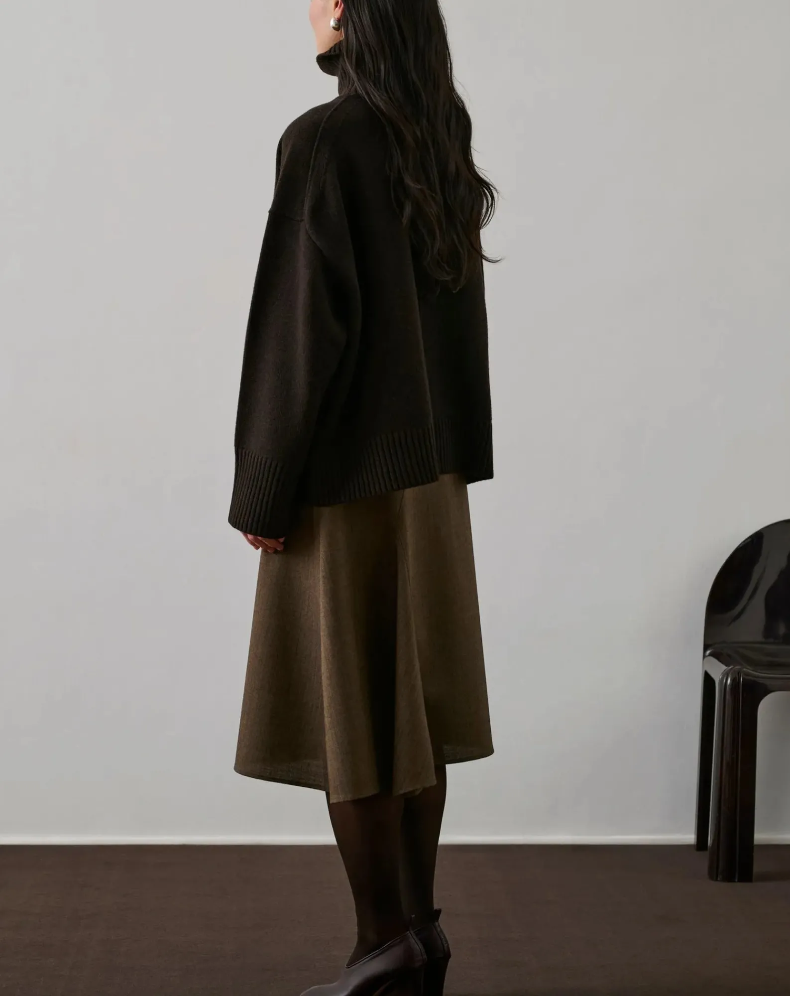 Soeur Pulls, Gilets-William Merino Wool Sweater Chocolat