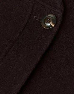 Soeur Vestes, Manteaux-Windsor Coat Wool Aubergine