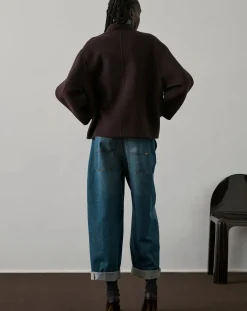 Soeur Vestes, Manteaux-Windsor Coat Wool Aubergine