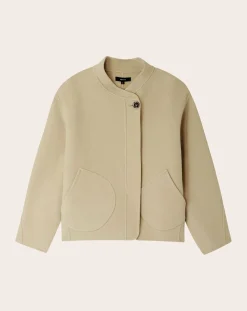 Soeur Vestes, Manteaux-Windsor Coat Wool Craie