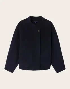 Soeur Vestes, Manteaux-Windsor Coat Wool Bleu marine